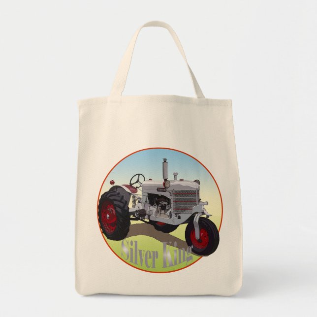 Bolso De Tela Tractor Silver King (Frente)