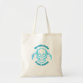 Bolso De Tela Trade Motivation | Skull | Calm Trader