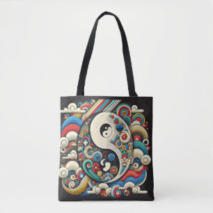 Bolso De Tela Tradición coreana Taegeuk