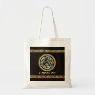 Bolso De Tela Tradición de Knotwork de Lobo Celta
