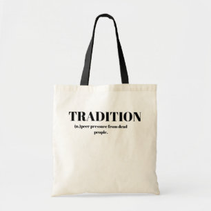 Bolso De Tela Tradición; Presión Social de Muertos Divertida
