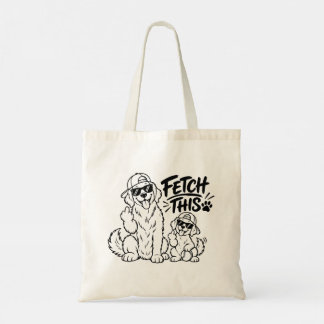 Bolso De Tela TRAE ESTO Regalo de papá de perro divertido Regalo