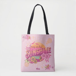 Bolso De Tela Traer a la cosecha de perrito gráfico Sunshine