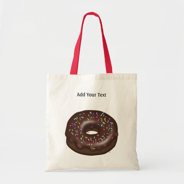 Bolso De Tela ¡Traeré los Donuts! (Frente)