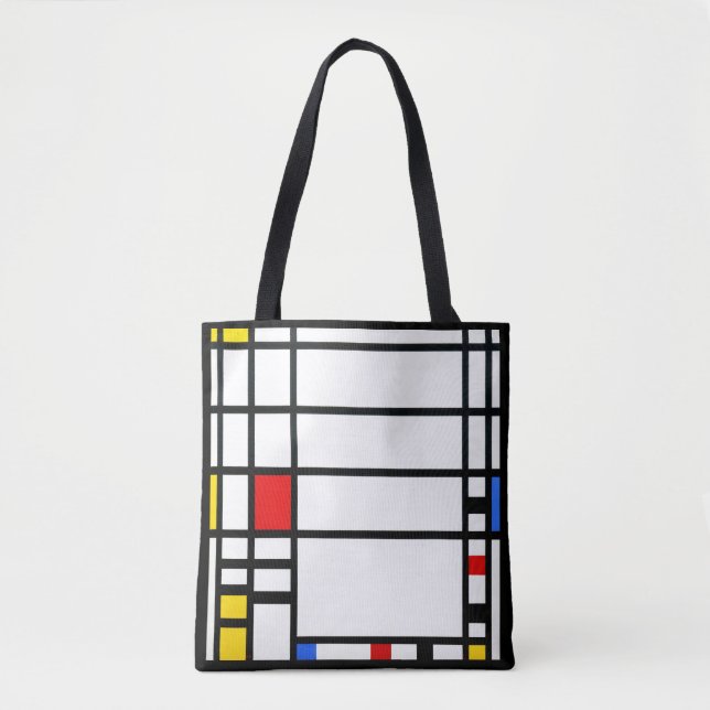 Bolso De Tela Trafalgar Square - Piet Mondrian - Arte moderno (Anverso)