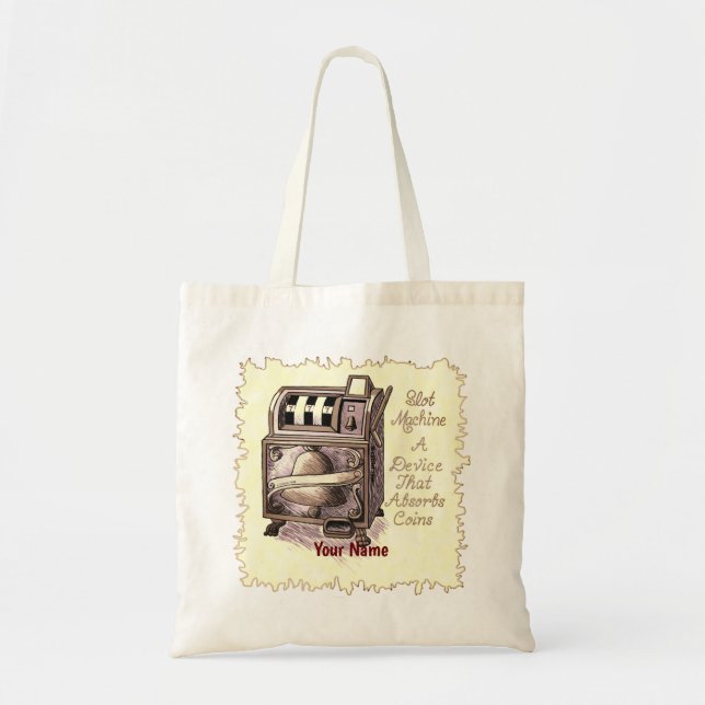 Bolso De Tela Tragamonedas Red Bell  (Frente)