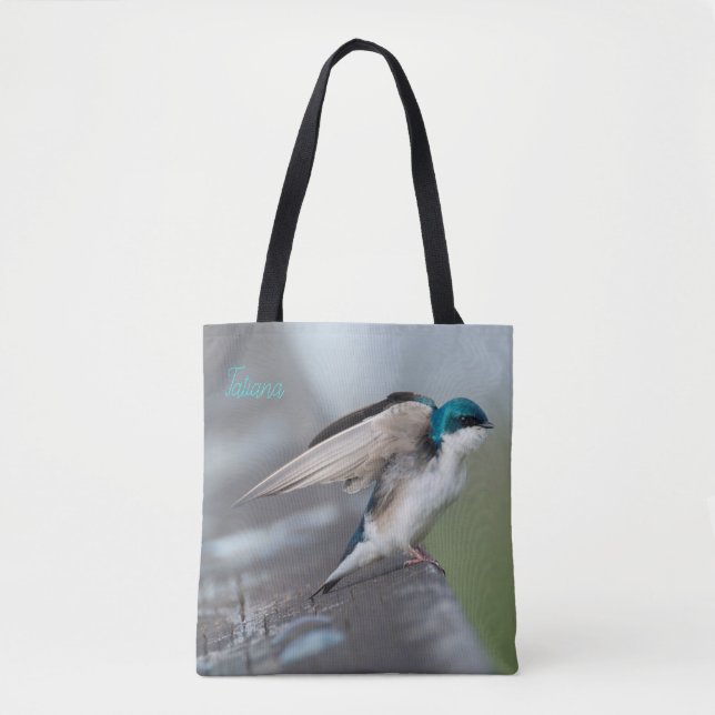 Bolso De Tela Tragar árbol (Anverso)