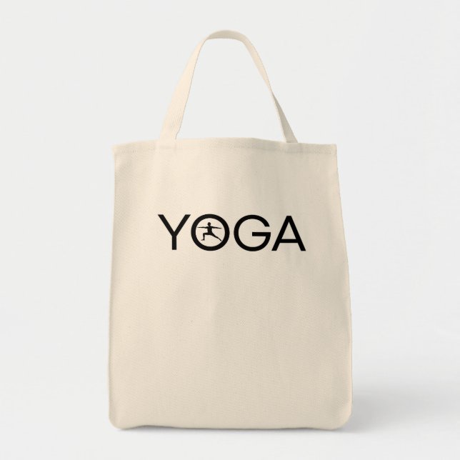 Bolso De Tela Tragetasche mir Schriftzug: Yoga (Frente)