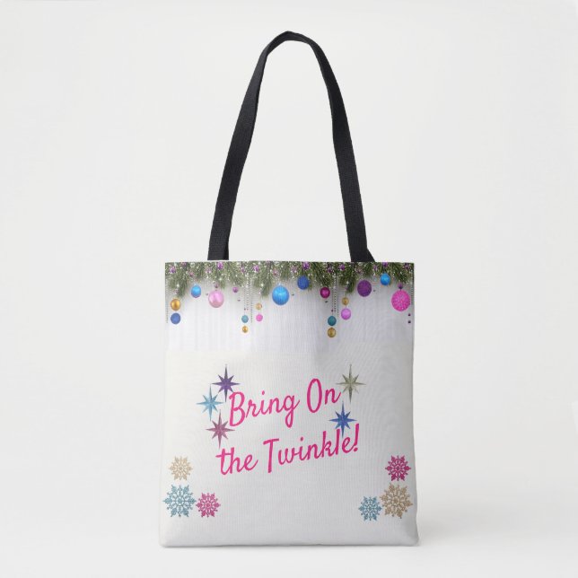 Bolso De Tela Traigan Twinkle /Brights (Anverso)