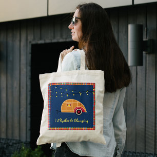 Bolso De Tela Trailer de gotero de color marrón alegre