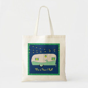 Bolso De Tela Trailer de jamón verde del brillo feliz