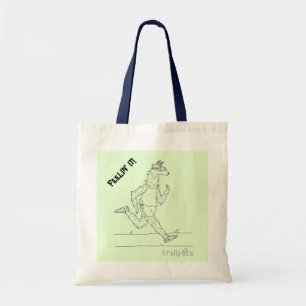 Bolso De Tela Trailpaca Feelin él manija azul