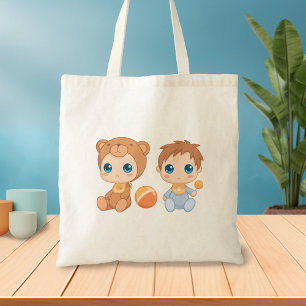 Bolso De Tela Traje de oso para gemelos bebé niño