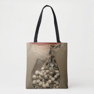Bolso De Tela Trama de los huevos de la tortuga del bebé