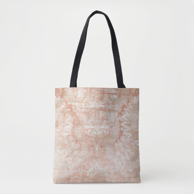 Bolso De Tela Trama del granate (Anverso)