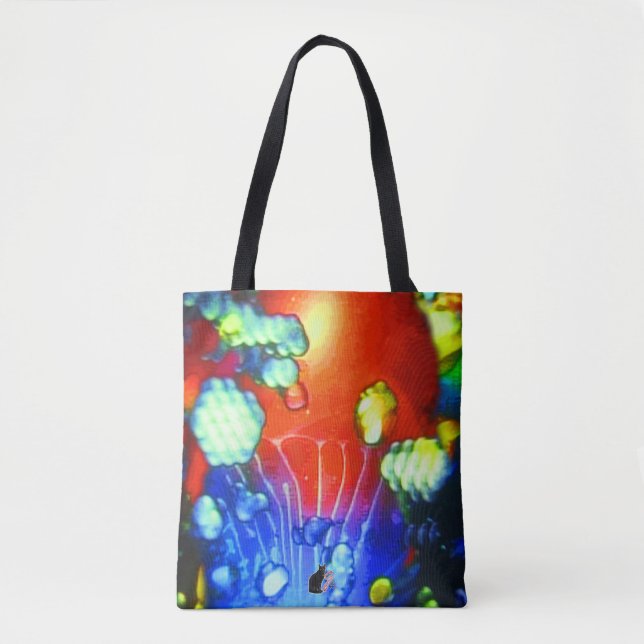 Bolso De Tela Trance de ascensión (Anverso)