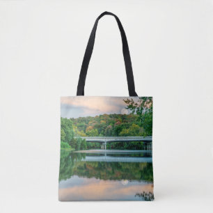 Bolso De Tela Tranquilidad nocturna en Lake Springfield