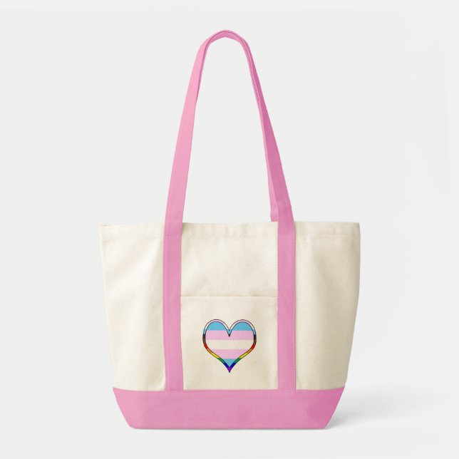 Bolso De Tela Trans Pride Tote Bag (Frente)