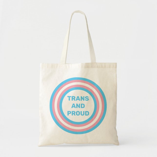 Bolso De Tela Trans y Orgullo (Frente)
