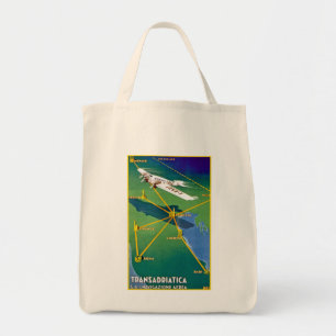 Bolso De Tela Transadriatica Navigazione Aerea