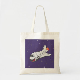 Bolso De Tela Transbordador espacial del dibujo animado