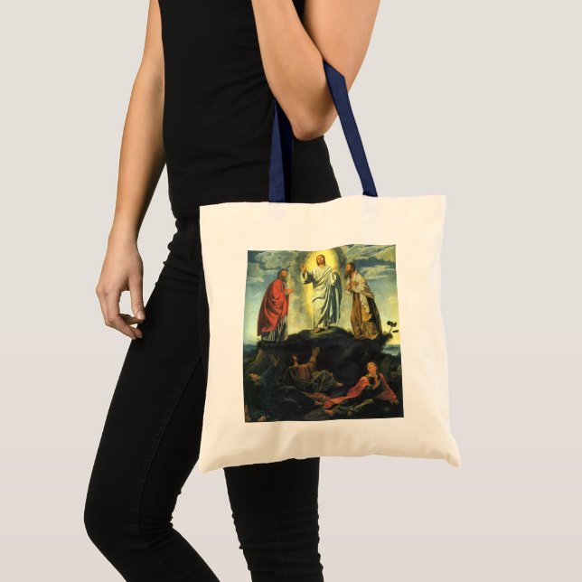 Bolso De Tela Transfiguración de Giovanni Girolamo Savoldo (Anverso (producto))