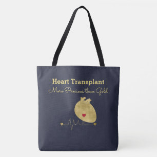 Bolso De Tela Trasplante cardíaco