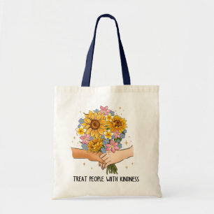 Bolso De Tela Trata a la gente con amabilidad