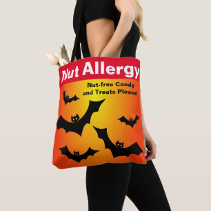 Bolso De Tela Tratamiento de Halloween con vaina sin alérgicos