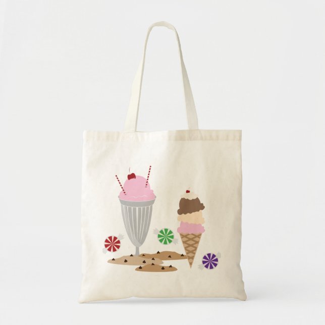 Bolso De Tela Tratamientos con crema de hielo (Frente)