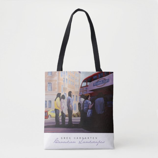 Bolso De Tela Tratamientos desde el autobús de Saskatoon (Anverso)