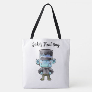 Bolso De Tela Trate Frankenstein Personalizado Tote Bag