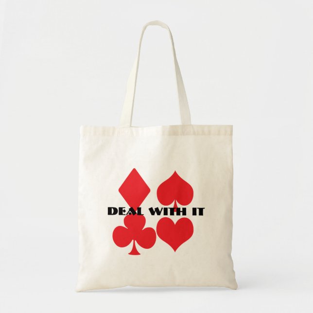 Bolso De Tela Trato con él tote (Frente)