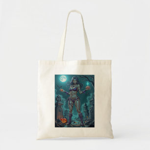 Bolso De Tela Trato de Halloween o Novia Zombie con cerebros