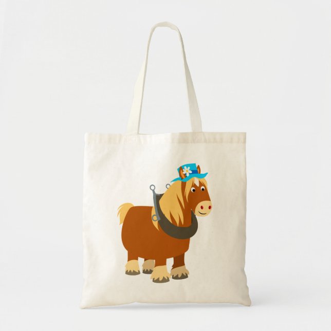 Bolso De Tela Trato Personalizado lindo Breton Horse Bag (Frente)