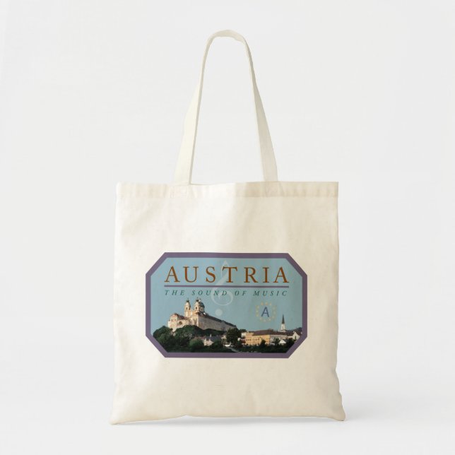 Bolso De Tela TRAVEL-Austria (Frente)