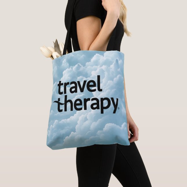 Bolso De Tela Travel Therapy Tote Bag | Travel Bag  (Detalle)