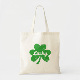 Bolso De Tela Trébol de la Suerte Día de San Patricio