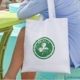 Bolso De Tela Trébol personalizado del día de San Patricio