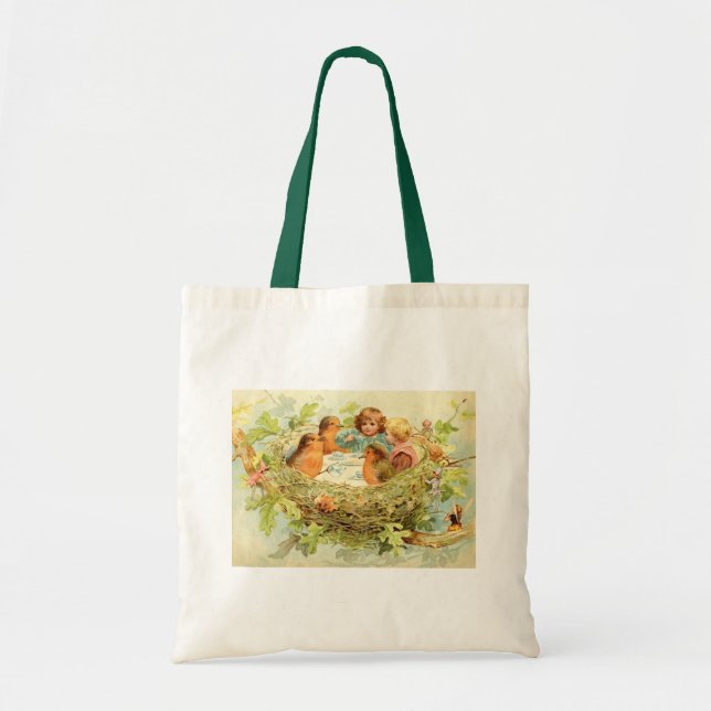 Bolso De Tela Treetop Tea Fiesta (Frente)