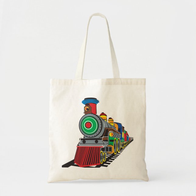 Bolso De Tela Tren de Choo Choo (Frente)