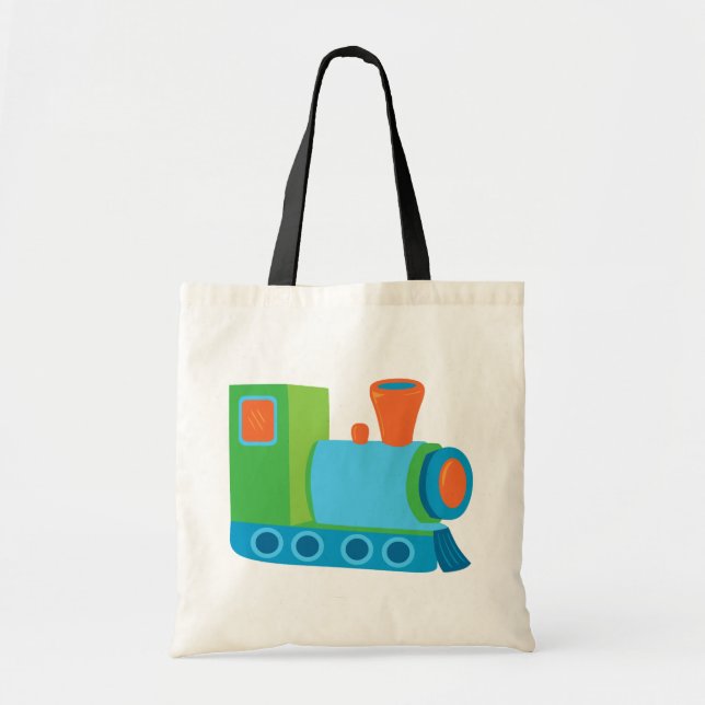 Bolso De Tela Tren de Cute Choo Choo (Frente)