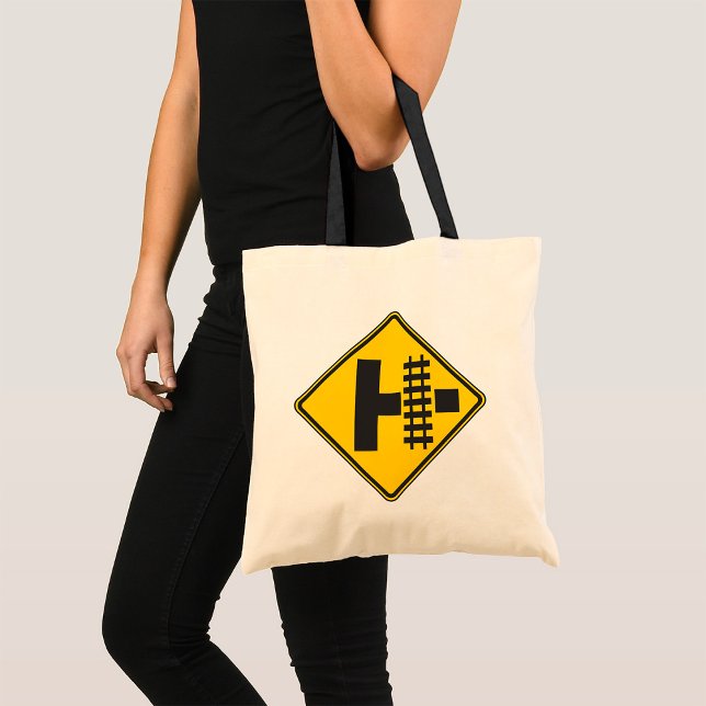 Bolso De Tela Tren de Rótulo por carretera para el cruce de tren (Subido por el creador)