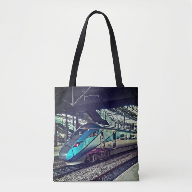 Bolso De Tela Tren Leeds (Anverso)
