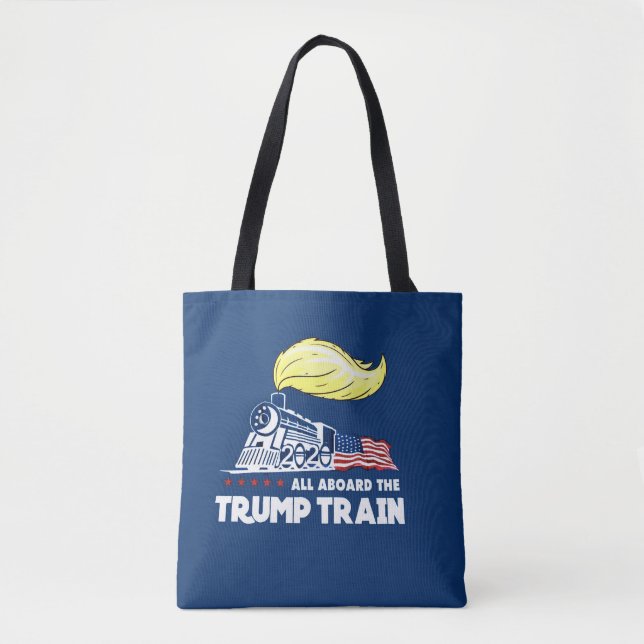Bolso De Tela Tren Trump (Anverso)