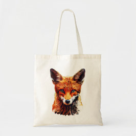 Bolso De Tela Trendy Cute Red Fox Head Tote Bag
