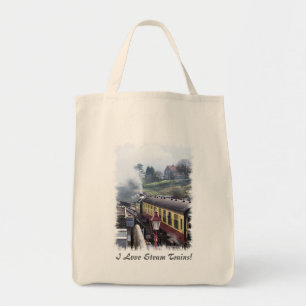 BOLSO DE TELA TRENES DE VAPOR