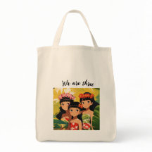 Tres amigos imprimir diseño Tote bag