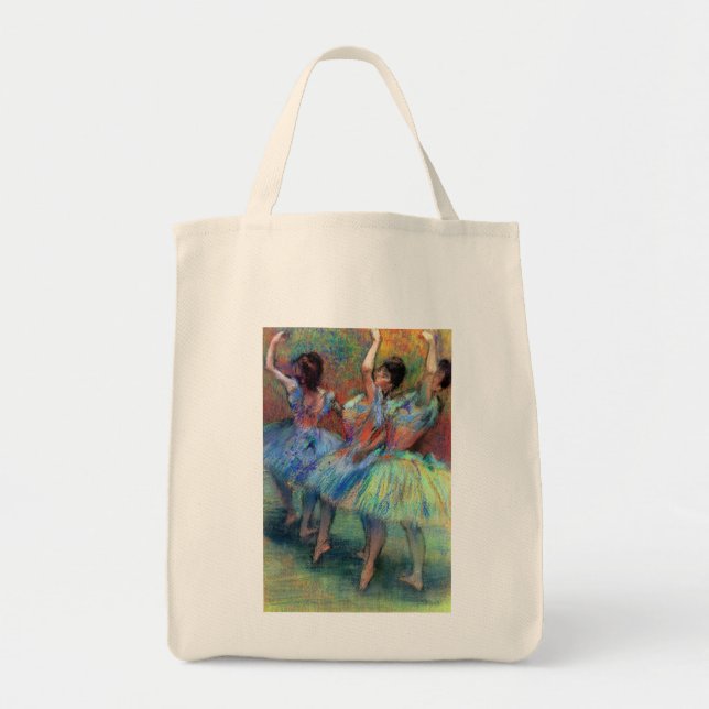 Bolso De Tela Tres bailarinas de Degas (Frente)