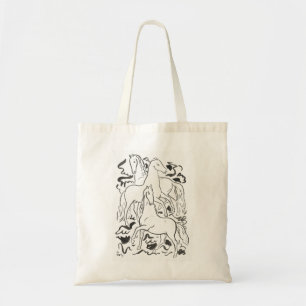 Bolso De Tela Tres caballos